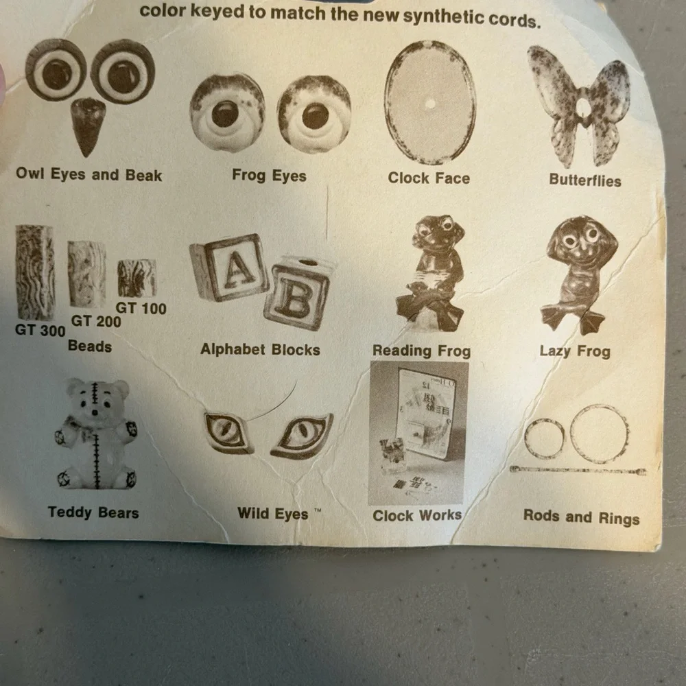 Vintage Owl Eyes Craft Supplies - Picture 5 of 7
